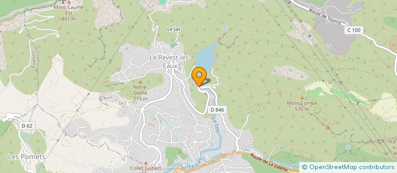 localisation de l'entreprise ENTREPRISE REVEST SERVICES à LE REVEST-LES-EAUX