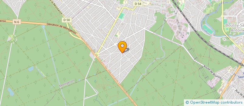 localisation de l'entreprise ENTREPRISE REVET IDEAL  BRUNOY