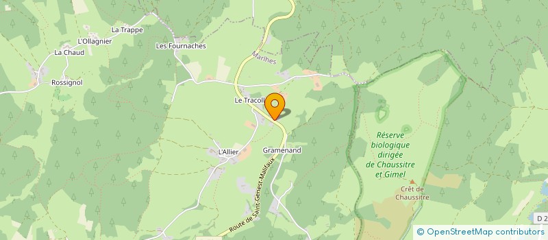 localisation de l'entreprise ENTREPRISE REYNAUD  MARLHES