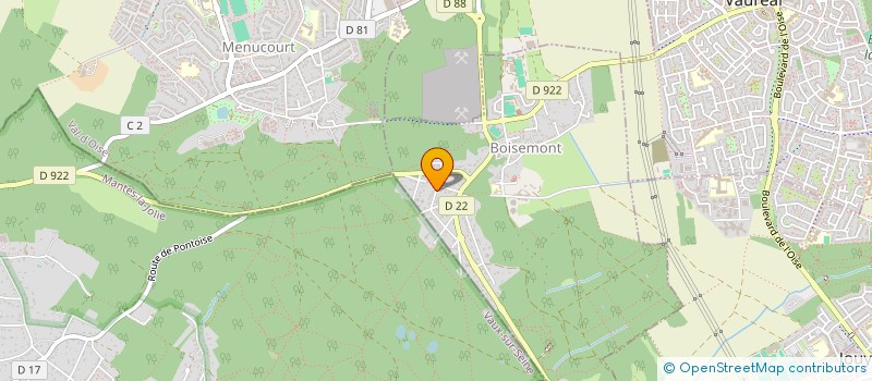 localisation de l'entreprise ENTREPRISE RIBEIRO  BOISEMONT