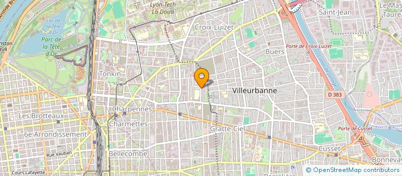 localisation de l'entreprise ENTREPRISE RICHOUX ET COMPAGNIE à VILLEURBANNE