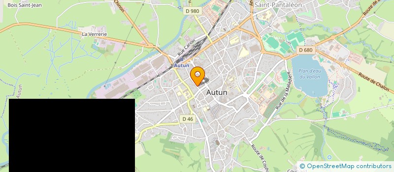 localisation de l'entreprise ENTREPRISE RIEUFORT  AUTUN