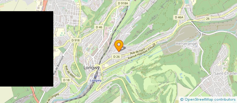 localisation de l'entreprise ENTREPRISE ROBERT CARMINATI ET FILS  HERSERANGE