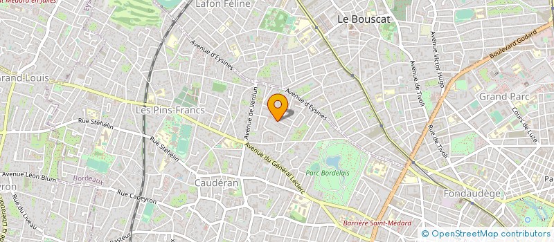 localisation de l'entreprise ENTREPRISE ROBERT FRERES à BORDEAUX