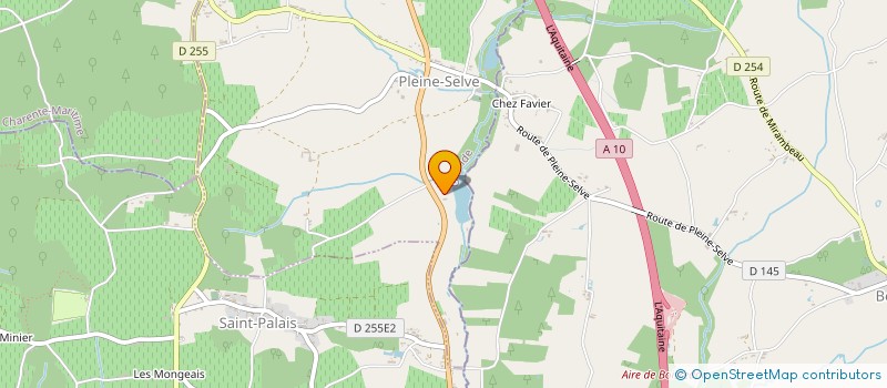 localisation de l'entreprise ENTREPRISE ROBERT PIGNON  PLEINE-SELVE