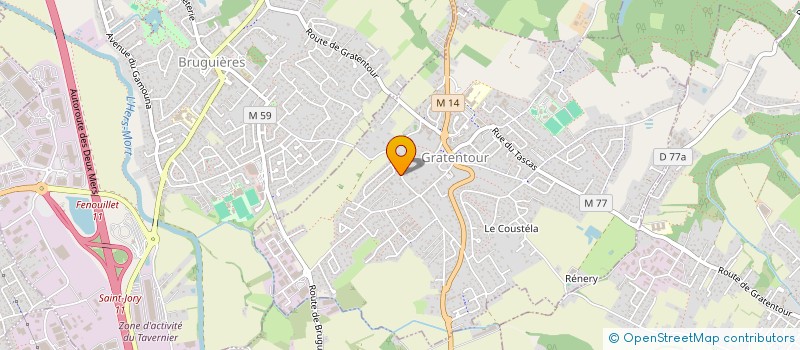 localisation de l'entreprise ENTREPRISE ROBERT SARL  GRATENTOUR