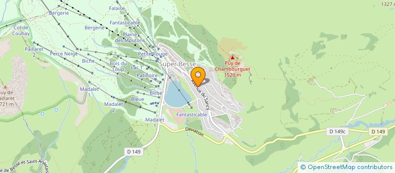 localisation de l'entreprise ENTREPRISE ROCHE  BESSE-ET-SAINT-ANASTAISE