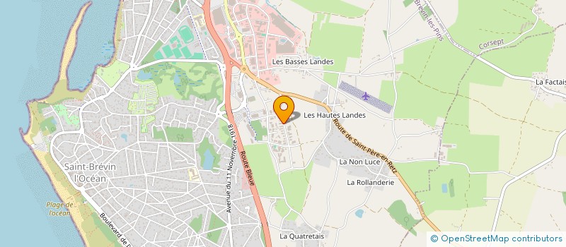 localisation de l'entreprise ENTREPRISE ROCHEREAU à SAINT-BREVIN-LES-PINS