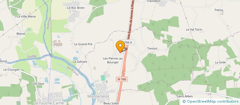 localisation de l'entreprise ENTREPRISE RODRIGUES à PLOERMEL