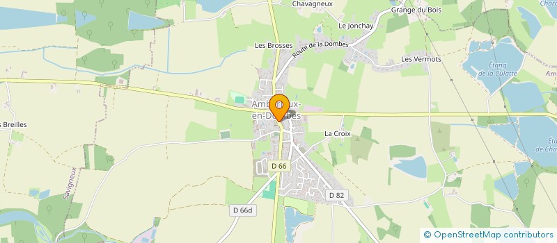 localisation de l'entreprise ENTREPRISE ROGNARD ET FILS à AMBERIEUX-EN-DOMBES