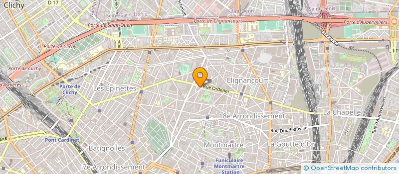 localisation de l'entreprise ENTREPRISE ROMI à PARIS