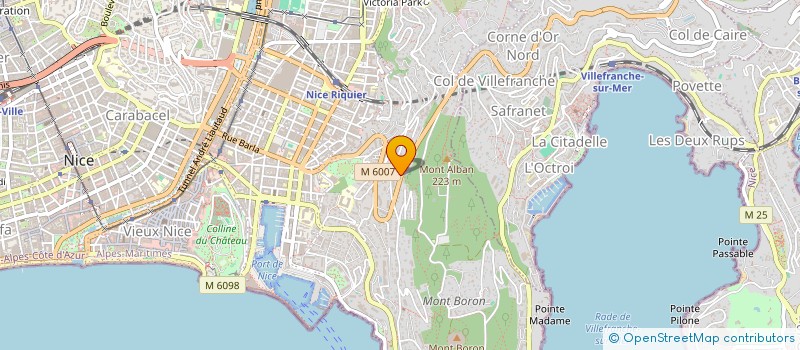 localisation de l'entreprise ENTREPRISE RONCAGLIA à NICE