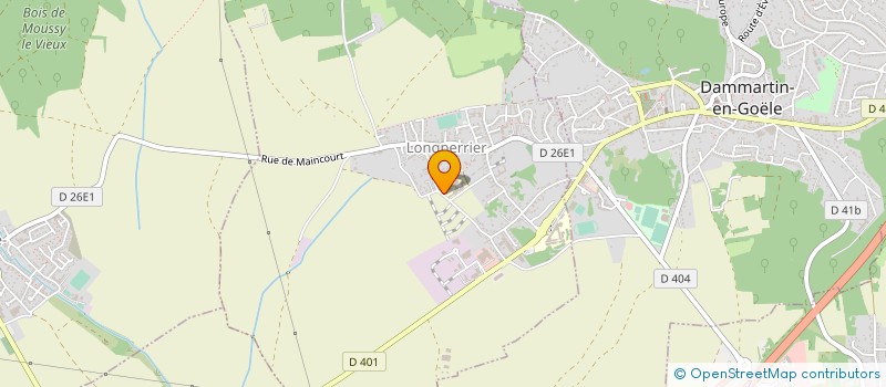 localisation de l'entreprise ENTREPRISE RONGIONE à LONGPERRIER