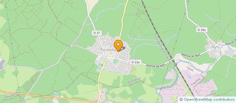 localisation de l'entreprise ENTREPRISE ROSSIGNOL ET FILS à PONTEILLA
