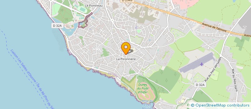 localisation de l'entreprise ENTREPRISE ROUSSEAU à LES SABLES D'OLONNE