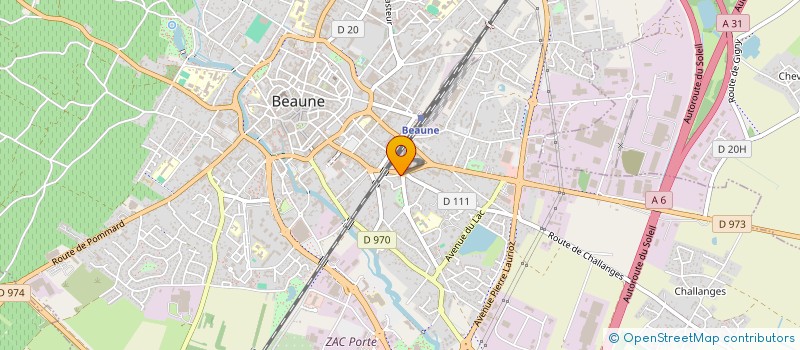 localisation de l'entreprise ENTREPRISE ROUSSEAU à BEAUNE