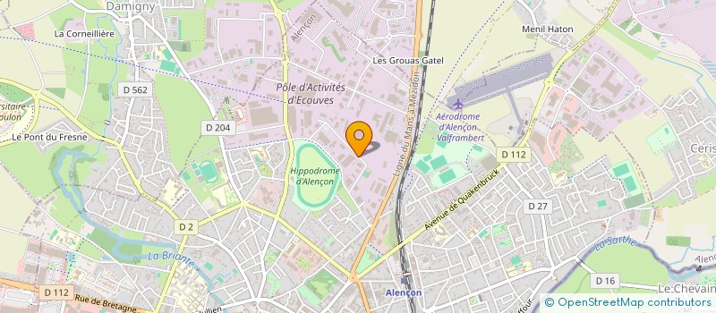 localisation de l'entreprise ENTREPRISE ROUSSEL ALENCON à ALENCON