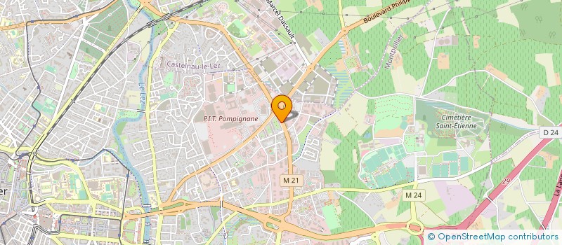 localisation de l'entreprise ENTREPRISE RUAS MICHEL à MONTPELLIER