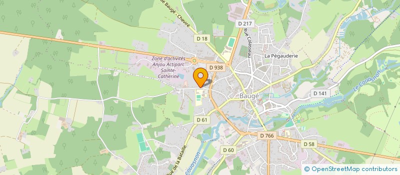 localisation de l'entreprise ENTREPRISE RUAULT  BAUGE-EN-ANJOU