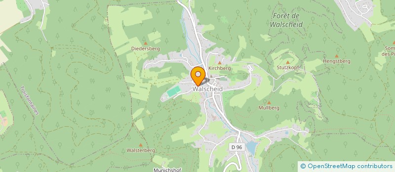 localisation de l'entreprise ENTREPRISE RUFFENACH à WALSCHEID