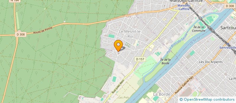 localisation de l'entreprise ENTREPRISE S. CINOTTO ET COMPAGNIE à LE MESNIL-LE-ROI