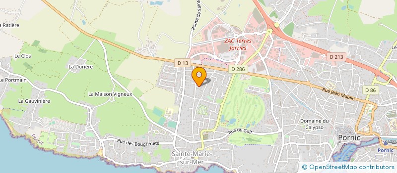 localisation de l'entreprise ENTREPRISE S MORANTIN ET FILS à PORNIC