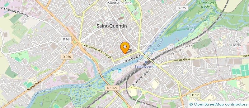 localisation de l'entreprise ENTREPRISE SAINT-QUENTINOISE DE SERVICES à SAINT-QUENTIN