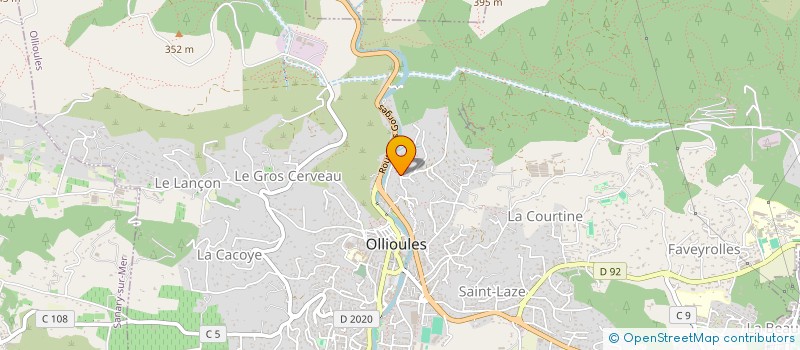 localisation de l'entreprise ENTREPRISE SALATIKOYE SERVICES à OLLIOULES
