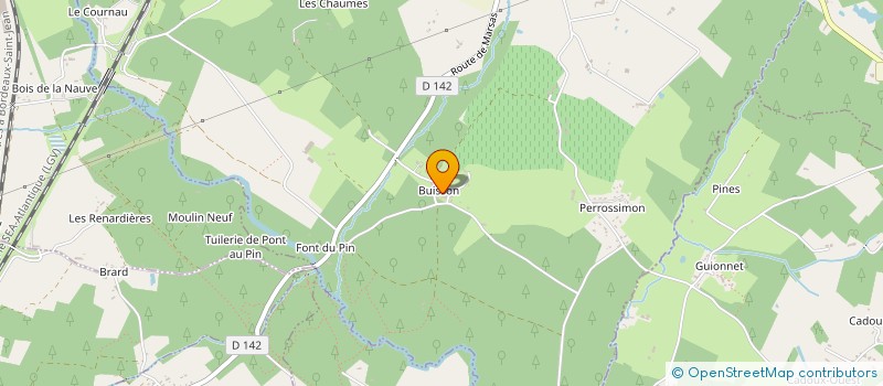 localisation de l'entreprise ENTREPRISE SALBAN  LARUSCADE