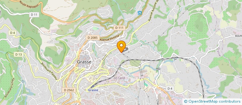 localisation de l'entreprise ENTREPRISE SALOMON FRERES à GRASSE