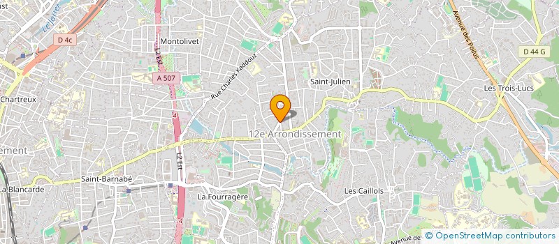 localisation de l'entreprise ENTREPRISE SANDIK à MARSEILLE