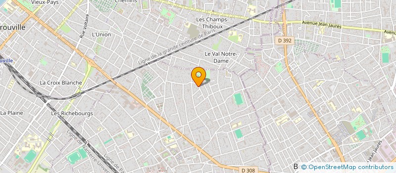 localisation de l'entreprise ENTREPRISE SANDRINI ET FILS à HOUILLES