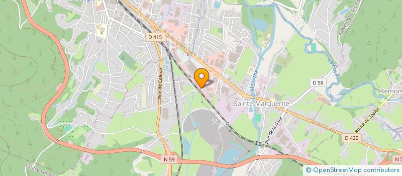 localisation de l'entreprise ENTREPRISE SANTERAMO SARL  SAINTE-MARGUERITE