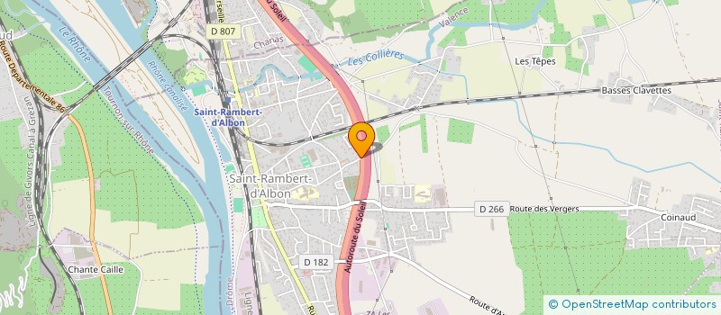 localisation de l'entreprise ENTREPRISE SAPET  CHAMPAGNE