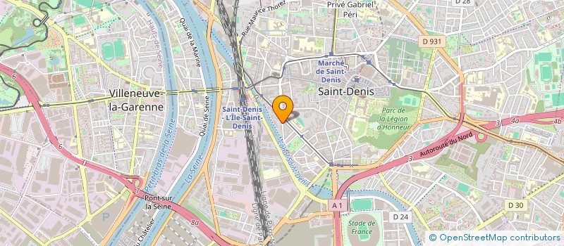 localisation de l'entreprise ENTREPRISE SAR à SAINT-DENIS