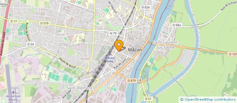 localisation de l'entreprise ENTREPRISE SARL E.M. URBANO à MACON