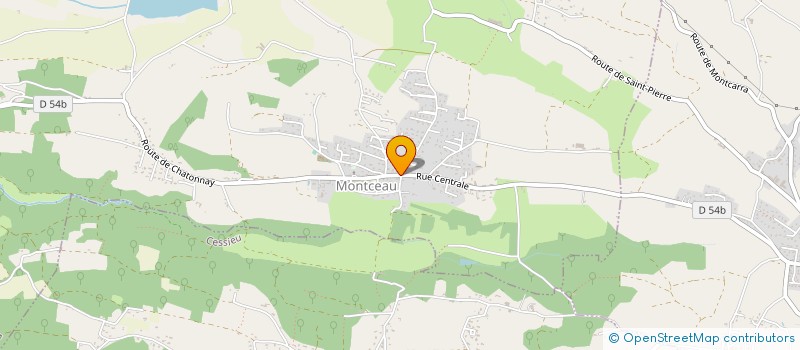localisation de l'entreprise ENTREPRISE SAUGEY  RUY-MONTCEAU