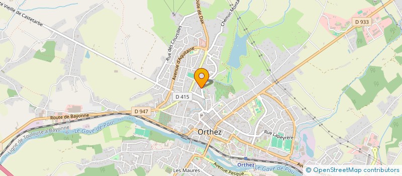localisation de l'entreprise ENTREPRISE SAULT SARL à ORTHEZ