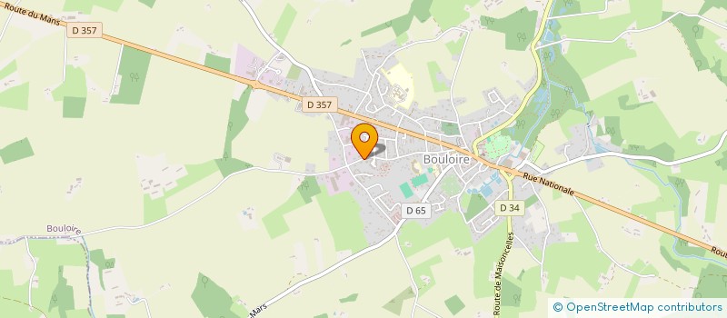 localisation de l'entreprise ENTREPRISE SAUSSEREAU FILS  BOULOIRE