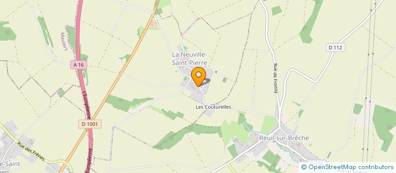 localisation de l'entreprise ENTREPRISE SAUVAGE  LA NEUVILLE-SAINT-PIERRE