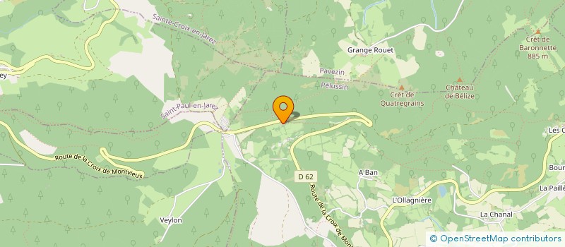 localisation de l'entreprise ENTREPRISE SCALA  PELUSSIN