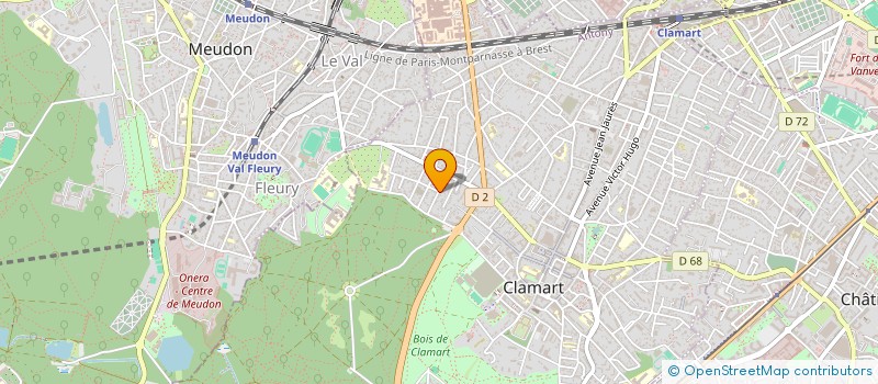 localisation de l'entreprise ENTREPRISE SCALVINI à CLAMART