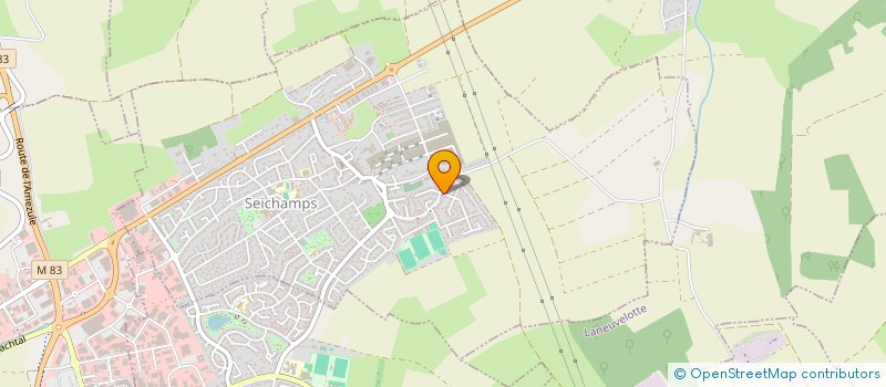 localisation de l'entreprise ENTREPRISE SCHEUER  SEICHAMPS