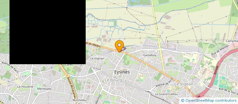 localisation de l'entreprise ENTREPRISE SCHNEID PATRICK à EYSINES