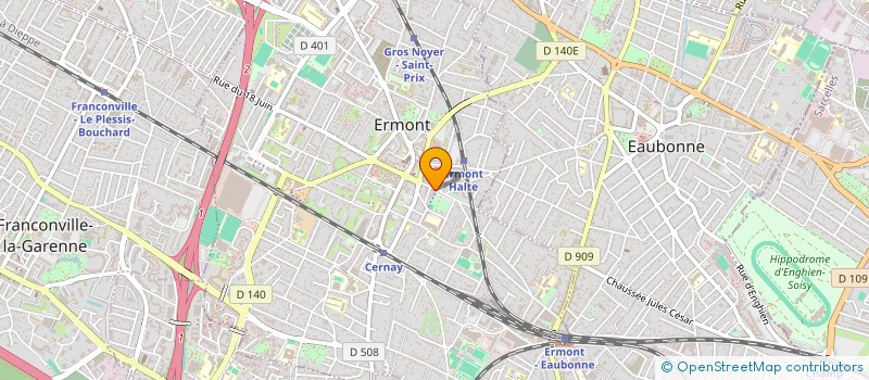 localisation de l'entreprise ENTREPRISE SCHUTZ à ERMONT