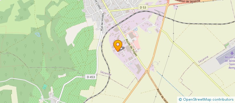localisation de l'entreprise ENTREPRISE SEBASTIEN GRENTE à SEZANNE