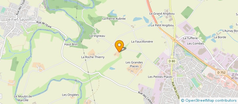 localisation de l'entreprise ENTREPRISE SECHER à BEAUPREAU-EN-MAUGES
