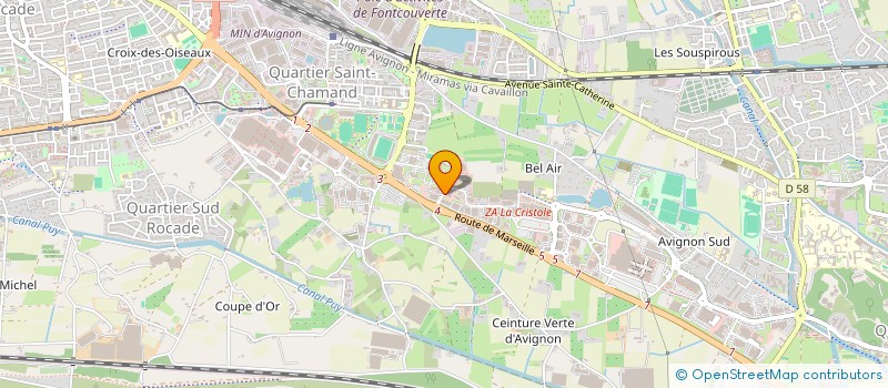 localisation de l'entreprise ENTREPRISE SECURITE PRIVEE LTD  AVIGNON