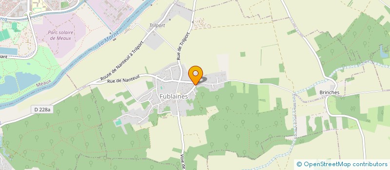 localisation de l'entreprise ENTREPRISE SEINE MARNAISE BATIMENT  FUBLAINES