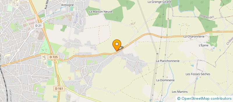 localisation de l'entreprise ENTREPRISE SENE à CHATELLERAULT